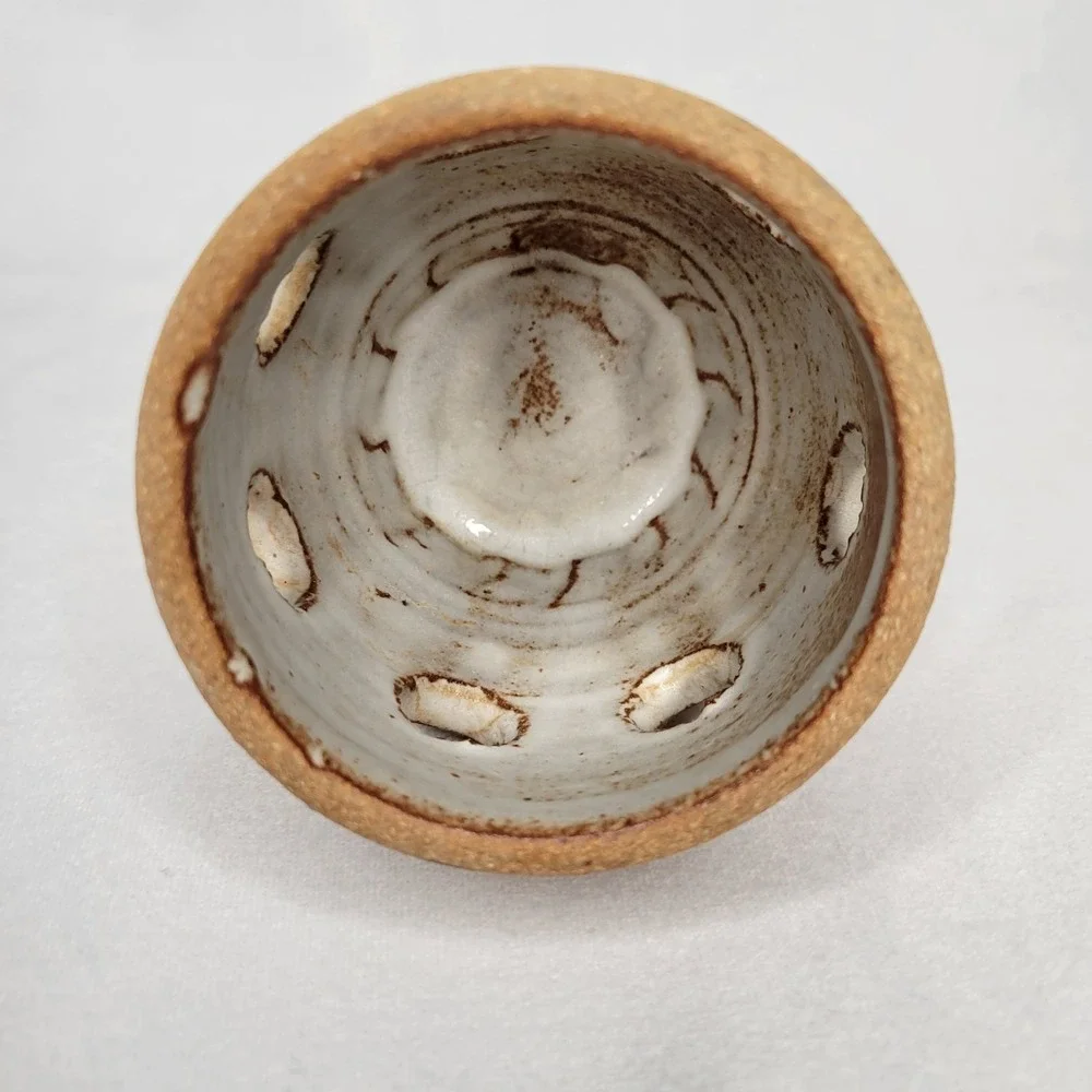 Los Artesanos Puerto Rico Hal Lasky Pottery Pierced Candleholder Lantern 3